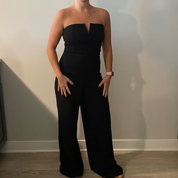 Womens wide leg jumpsuit - Picture 2 of 3